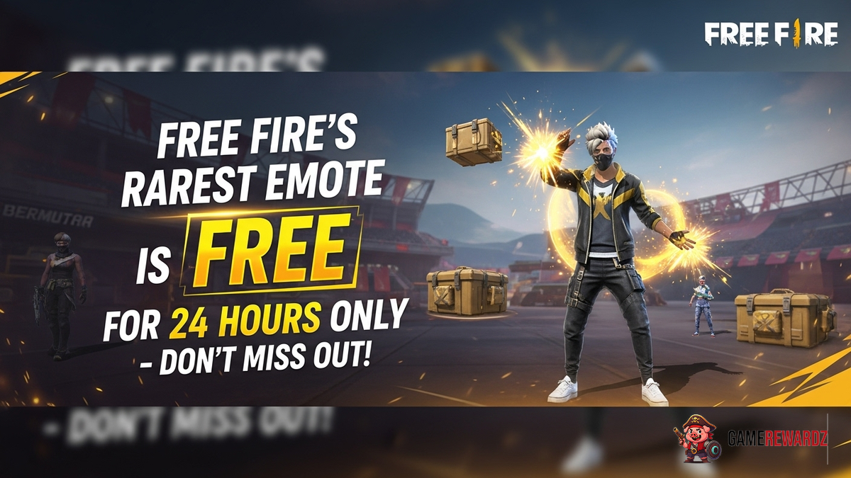 Free Fire's Rarest Emote is FREE For 24 Hours Only – Don't Miss Out!